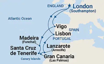 Princess Cruises adds additional Canary Islands sailing to 2022 Season.